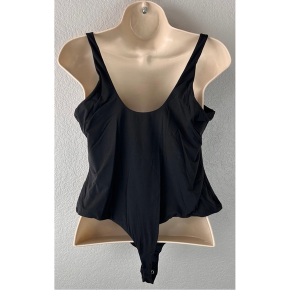 SKIMS Square Neck Bodysuit Black Onyx, size 3X - Picture 3 of 9